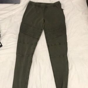 Nordstrom BP moto olive leggings